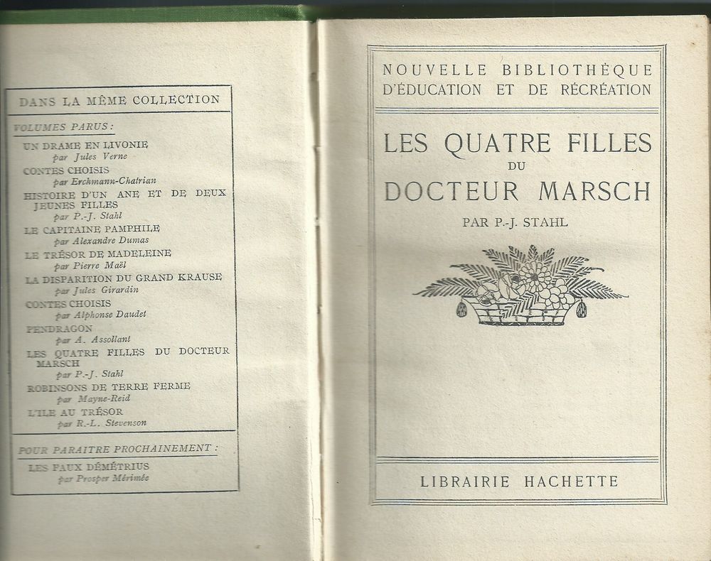 1 livre , les quatre filles du docteur marsh 1923 Livres et BD