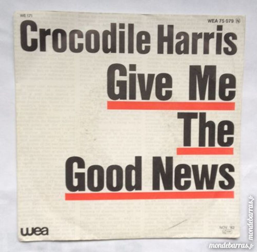 45 tours crocodile harris CD et vinyles