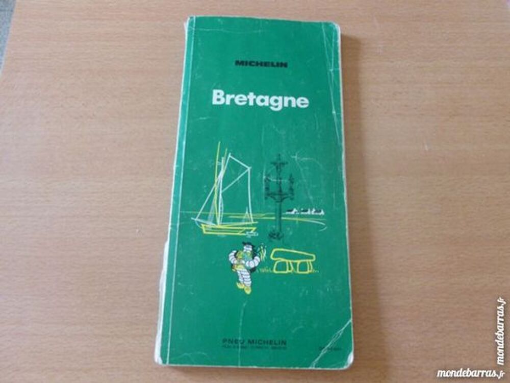 Guide vert Michelin Bretagne 1970 Livres et BD