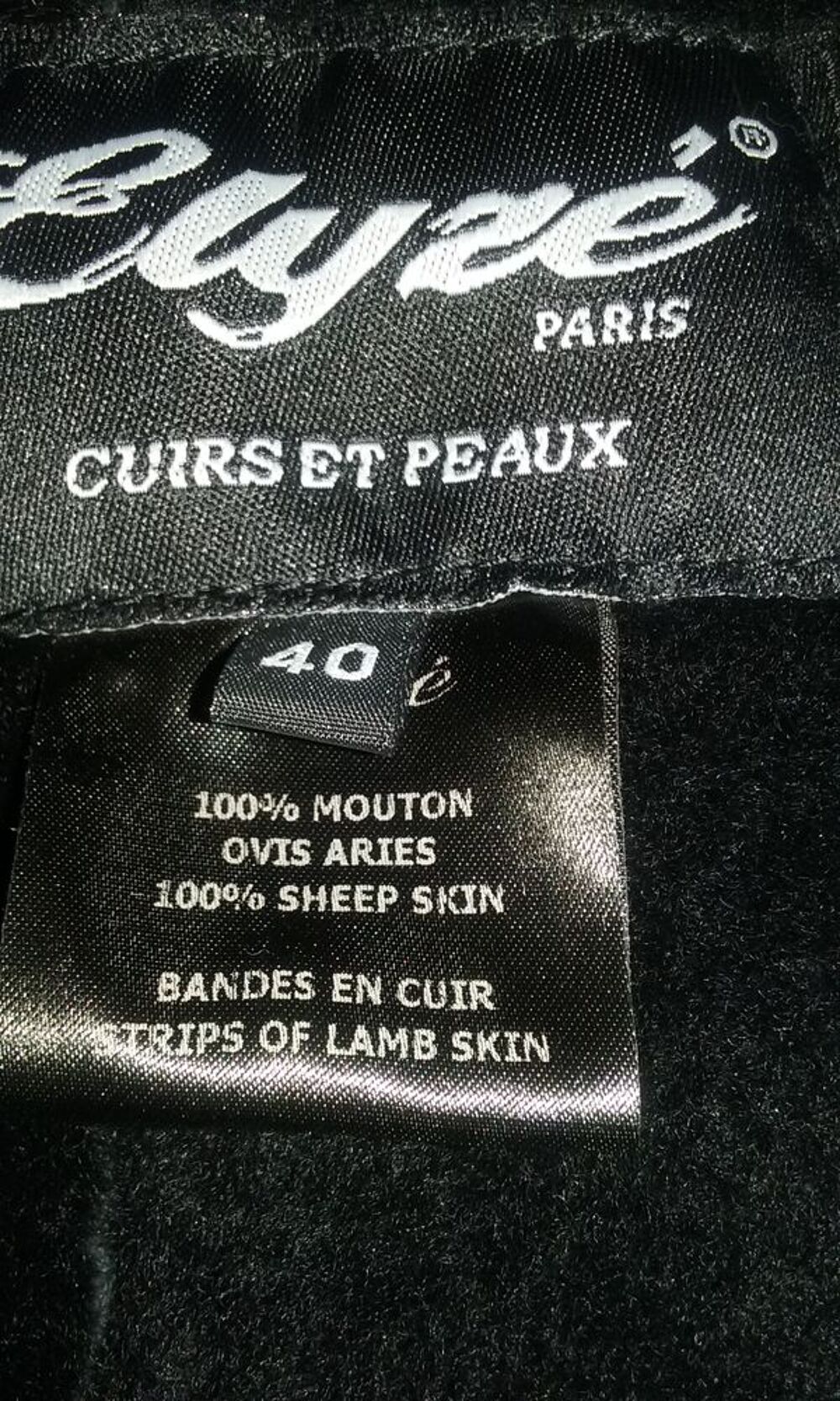 manteau en cuir Vêtements