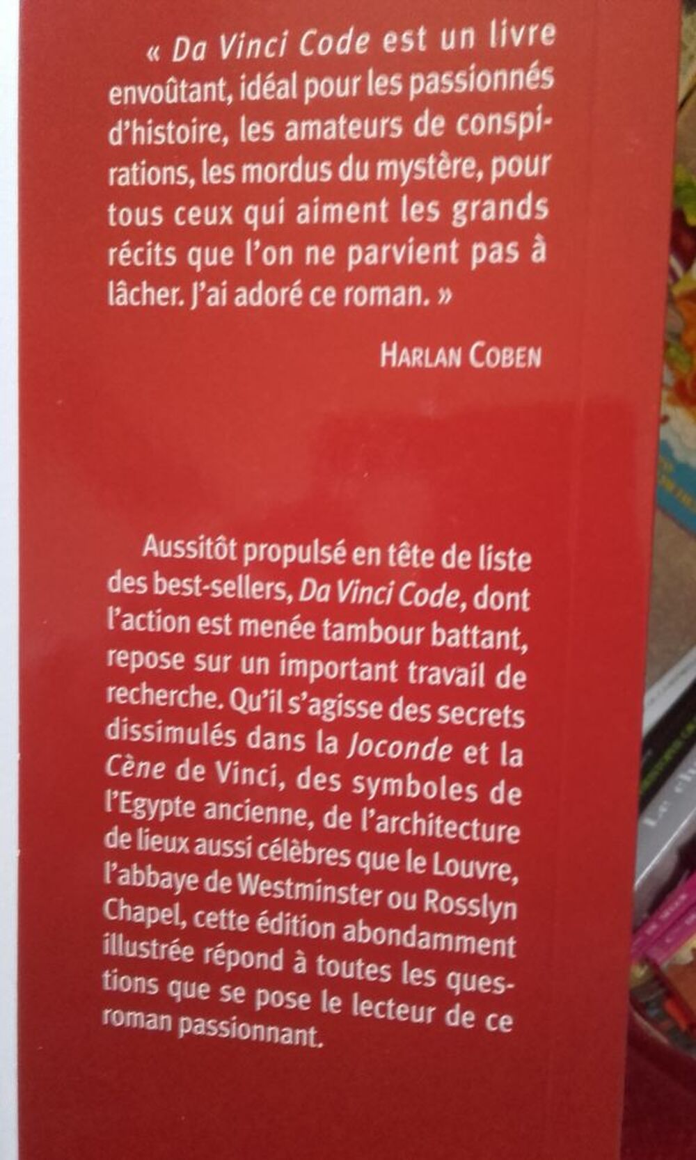 Livre DA VINCI CODE Livres et BD