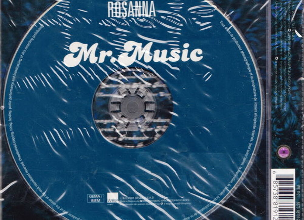 Maxi CD Rosanna - Mr. Music NEUF blister
CD et vinyles