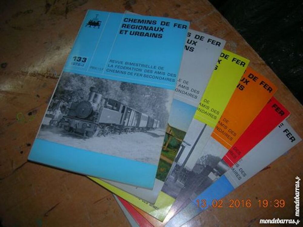REVUE Revue&nbsp;&nbsp; CHEMIN DE FER REGIONNAUX ET URBAIN 