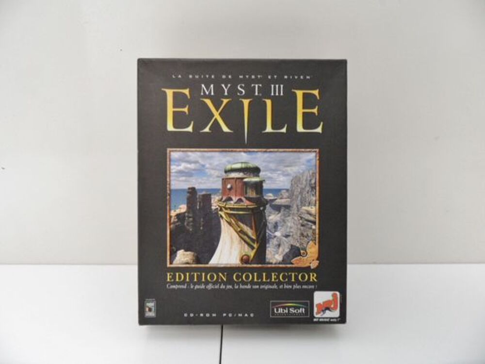 BOX COFFRET SET EDITION COLLECTOR PC/MAC MYST III EXILE cd.. Consoles et jeux vidéos