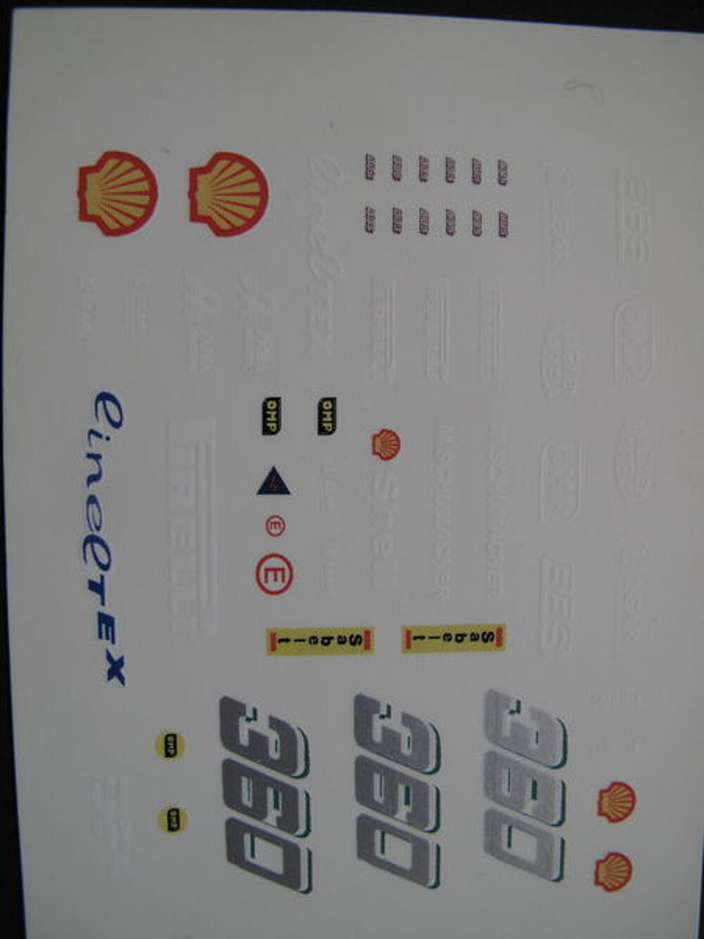 Ferrari 360 Challenge M.Schumacher decals 1/18 