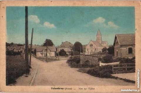 CARTE POSTALE - FOLEMBRAY 10 Laon (02)