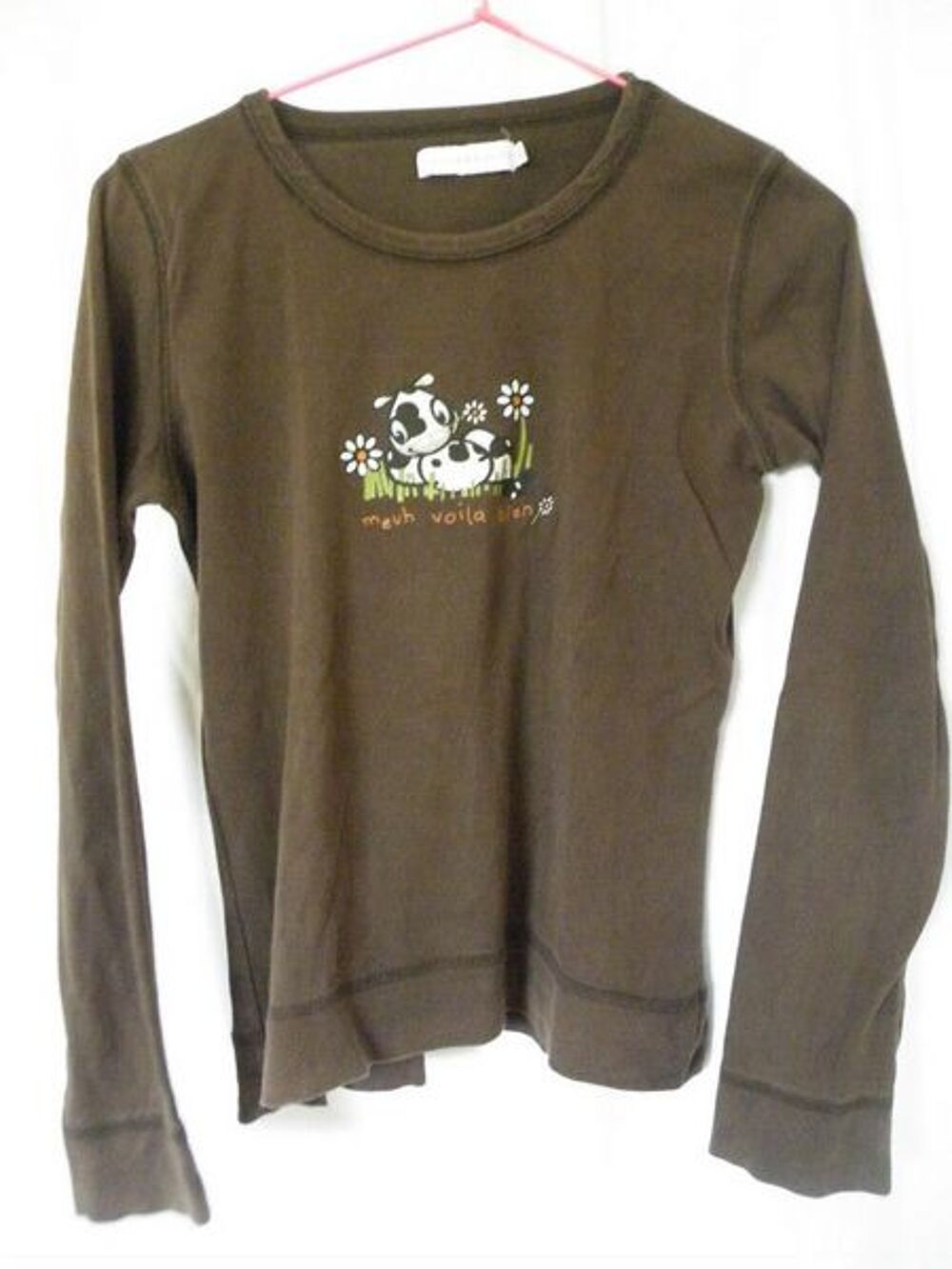 t shirt taille 2 "cache cache" marron Vêtements