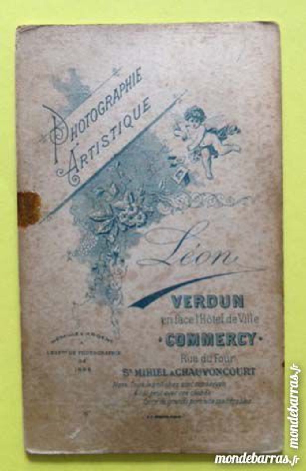 CDV Photo militaire - L&eacute;on - Verdun/Commercy 