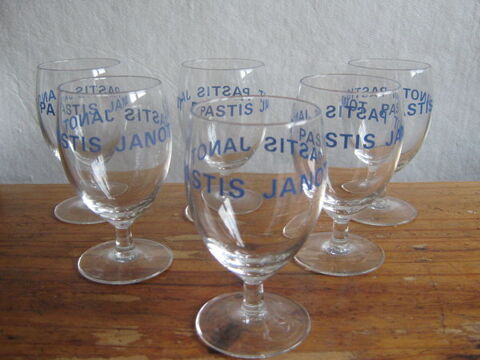 verres pastis  JANOT ancien 15 Lyon 8 (69)