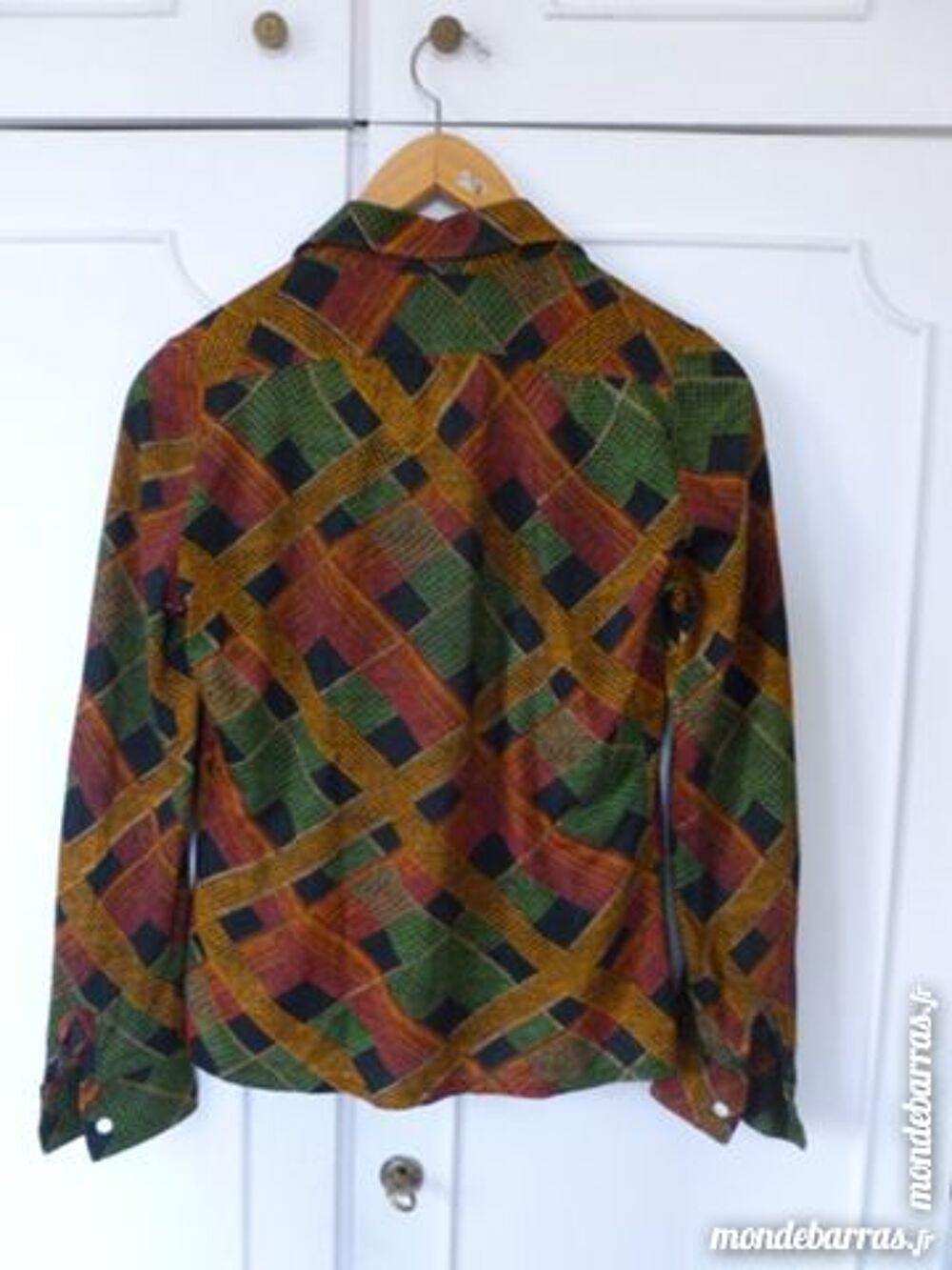 Chemisier motifs g&eacute;om&eacute;triques Vêtements