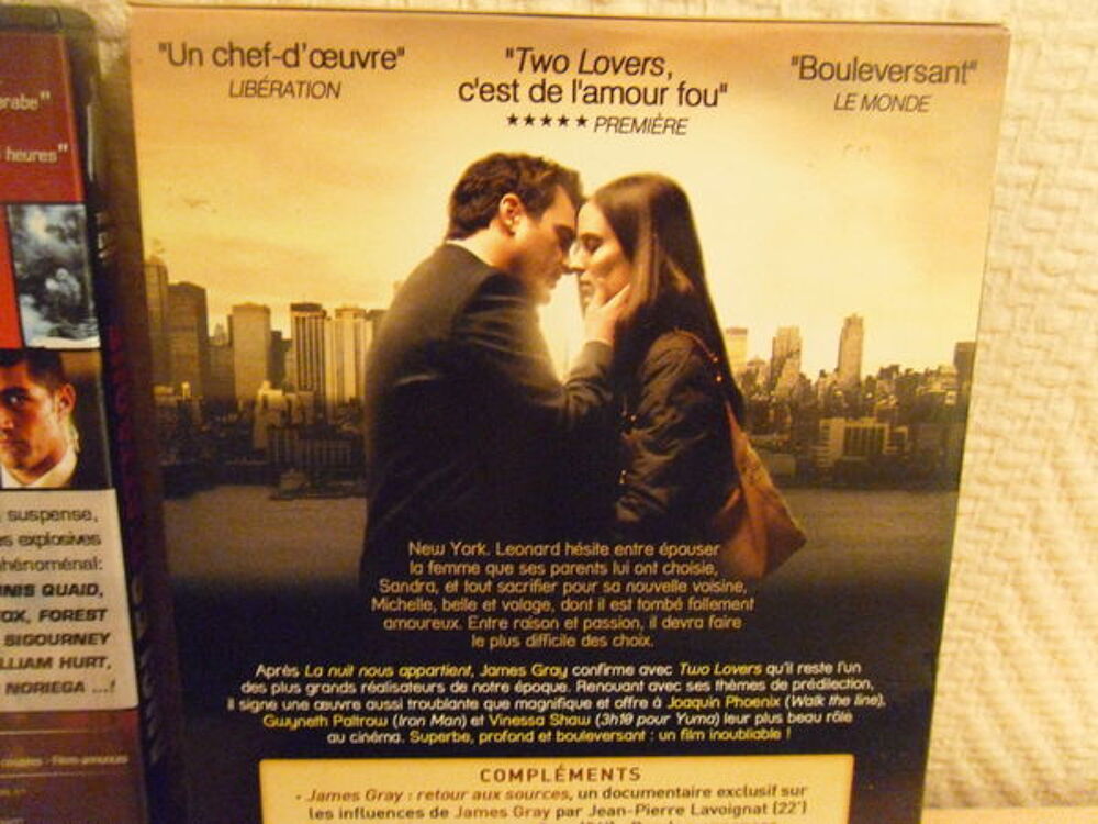Lot 2 films Thriller : Angles d'attaque &amp; Two Lovers DVD et blu-ray