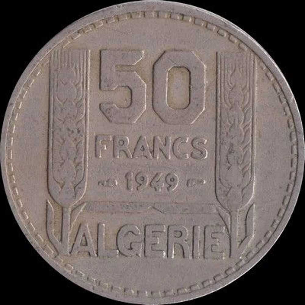 Alg&eacute;rie, 50 francs 1949 