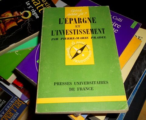 L'pargne et l'investissement Pierre-Marie Pradel PUF 5 Monflanquin (47)