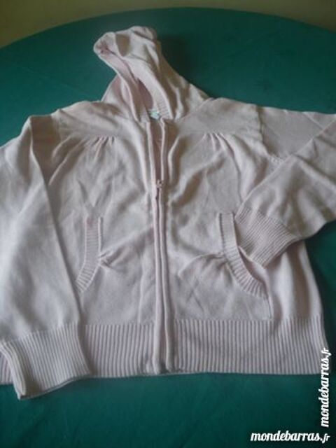 Gilet rose à capuche 5 Tours (37)