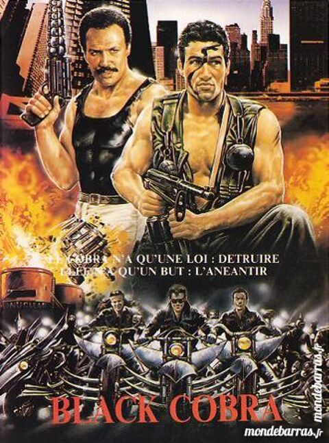 K7 Vhs: Black Cobra (171) 6 Saint-Quentin (02)