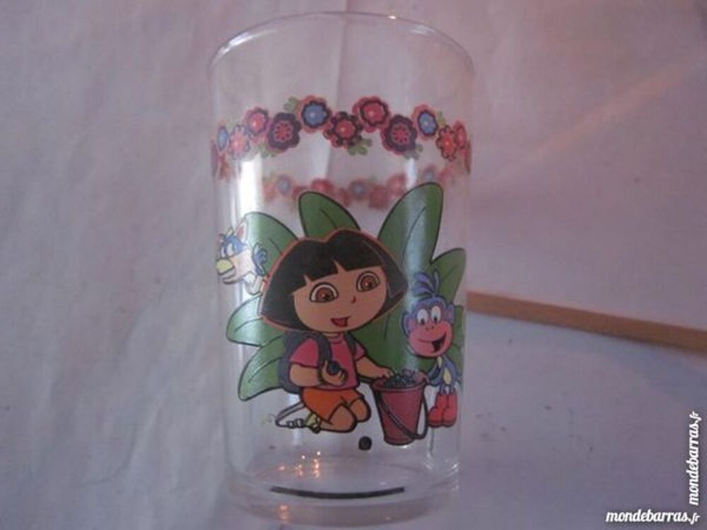VERRE DESSIN ANIME DORA L'EXPLORATRICE 