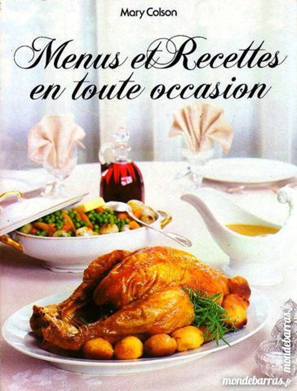 MENUS ET RECETTES- COLSON Livres et BD