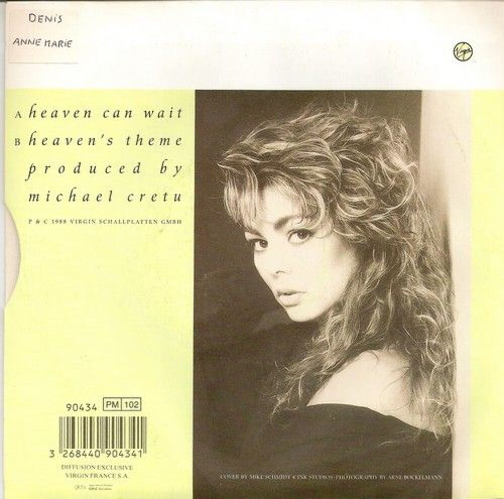 Sandra Heaven can wait/Heaven's theme CD et vinyles
