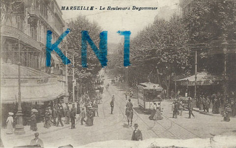 13 , Marseille bd dugommier 1917 6 Tours (37)