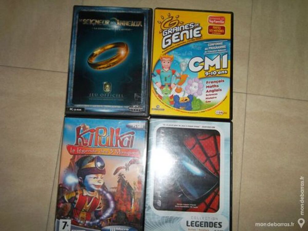 Lot de 4 jeux PS2 Consoles et jeux vidéos