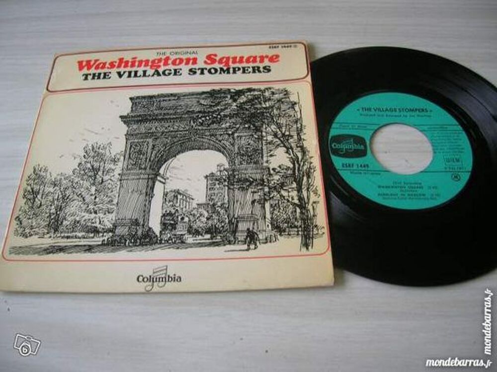 45 TOURS EP THE VILLAGE STOMPERS Washington square CD et vinyles