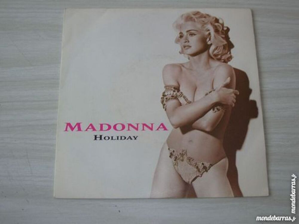 45 TOURS MADONNA Holiday - RARE POCHETTE PHOTO CD et vinyles