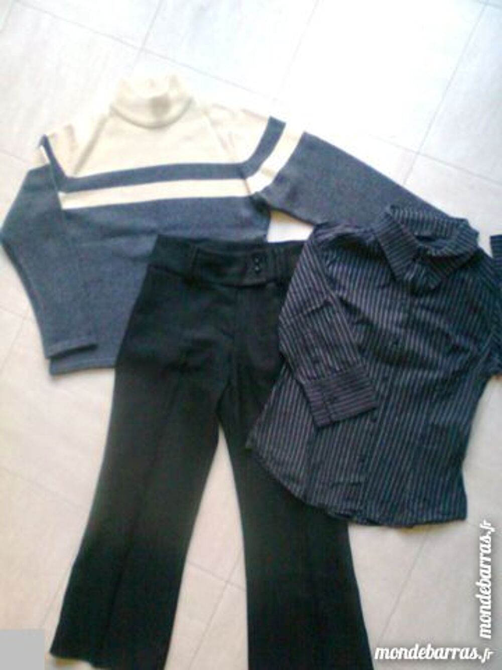 PULL chaud, pantacourt, chemisier - S - zoe Vêtements