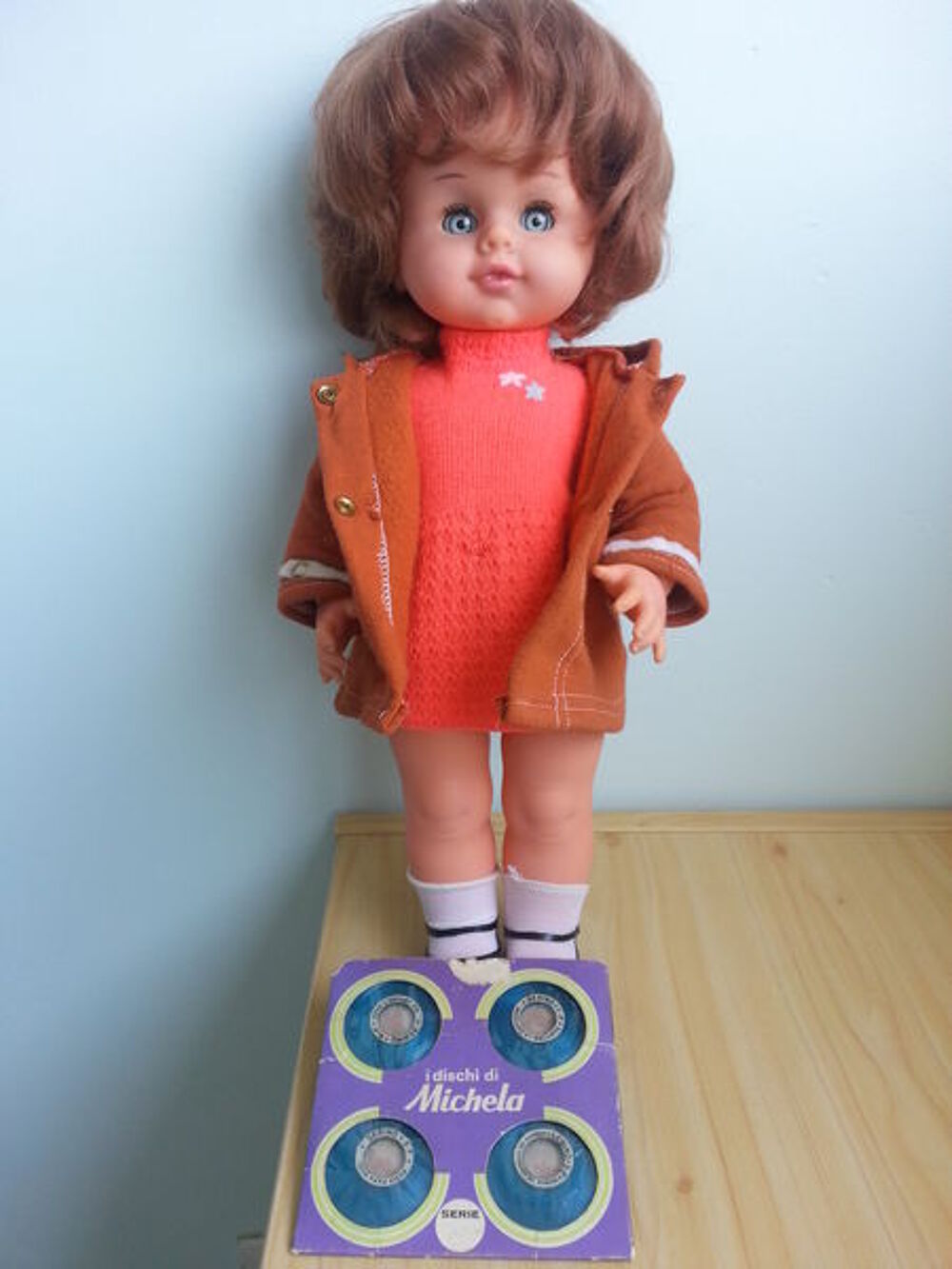 poup&eacute;e vintage MICHELA parlante 