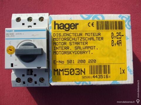 Rf MM503N DISJONCTEUR MOTEUR HAGER 3P 0,25-0,4A 60 Tergnier (02)
