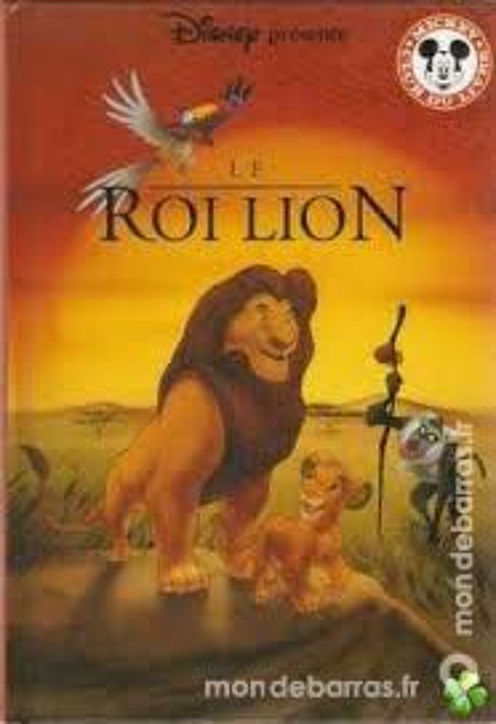Disney &laquo;LE ROI LION&raquo; Livres et BD