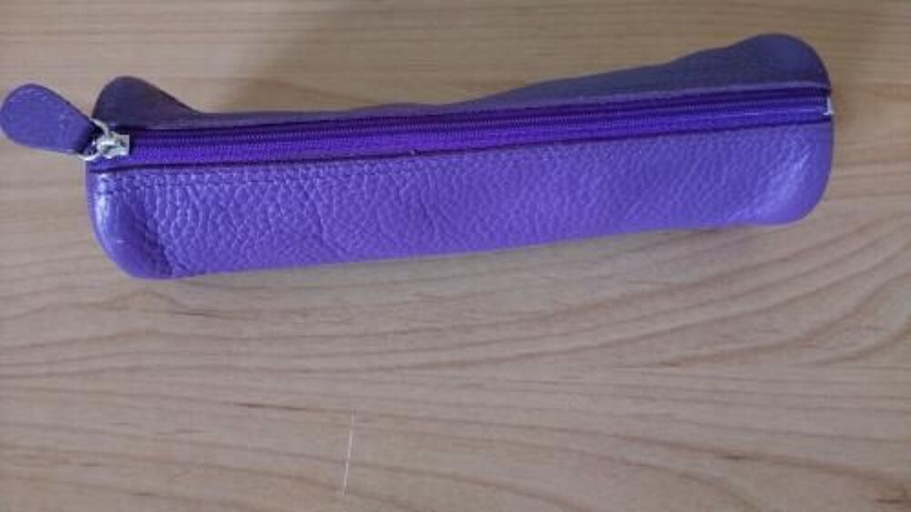 trousse scolaire violette Maroquinerie