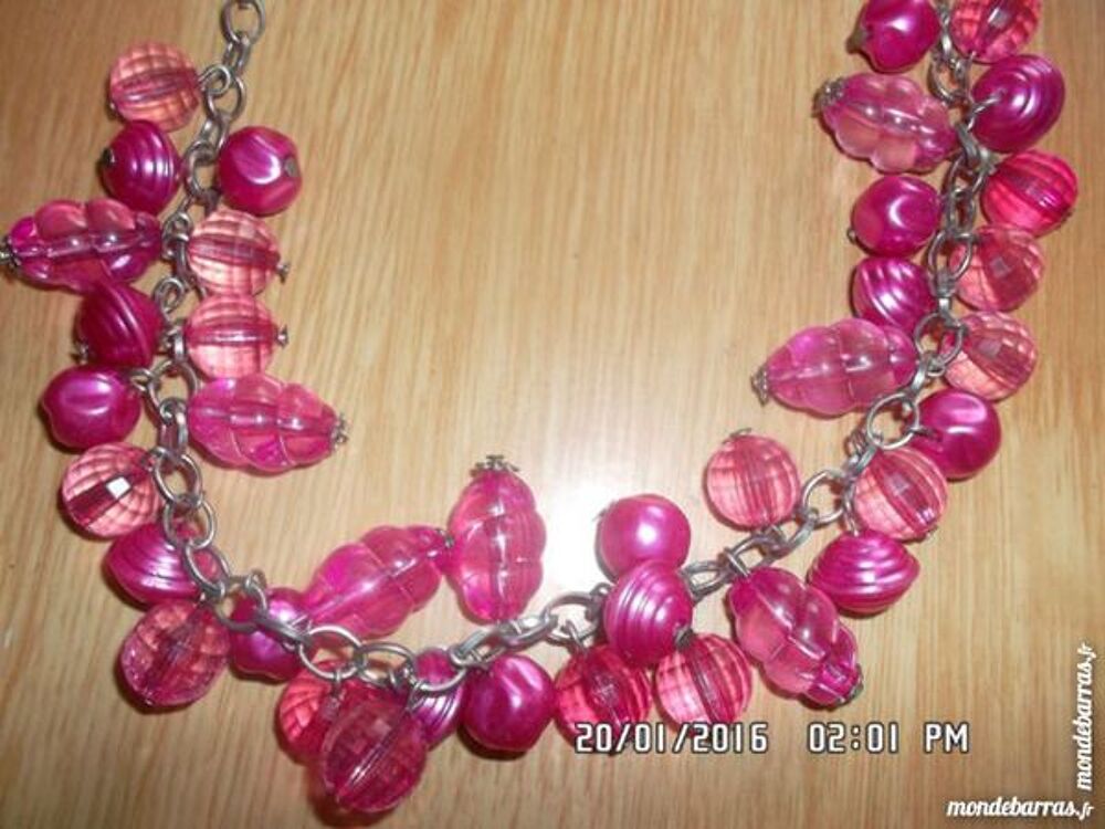 collier perles roses*juste 3e*kiki60230 Bijoux et montres