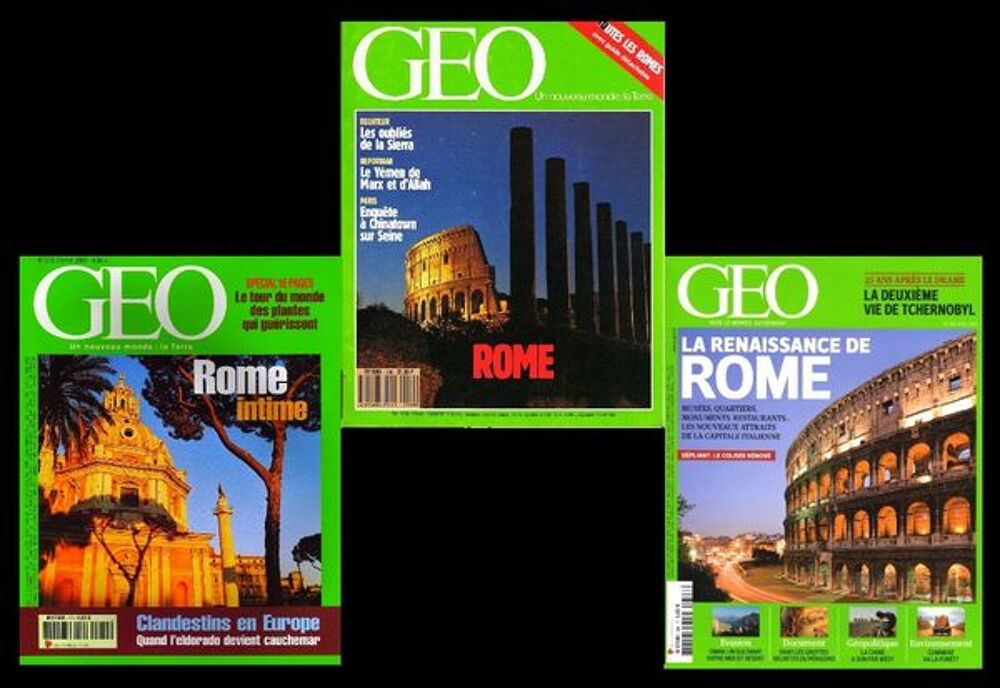 ROME - g&eacute;o - ITALIE /prixportcompris Livres et BD