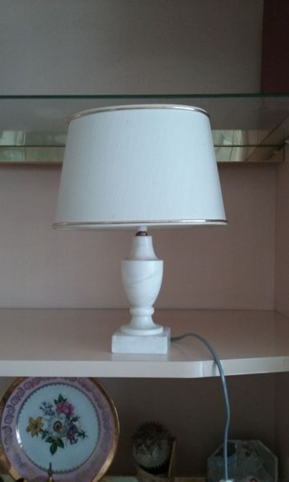 2 Lampes en albatre Décoration