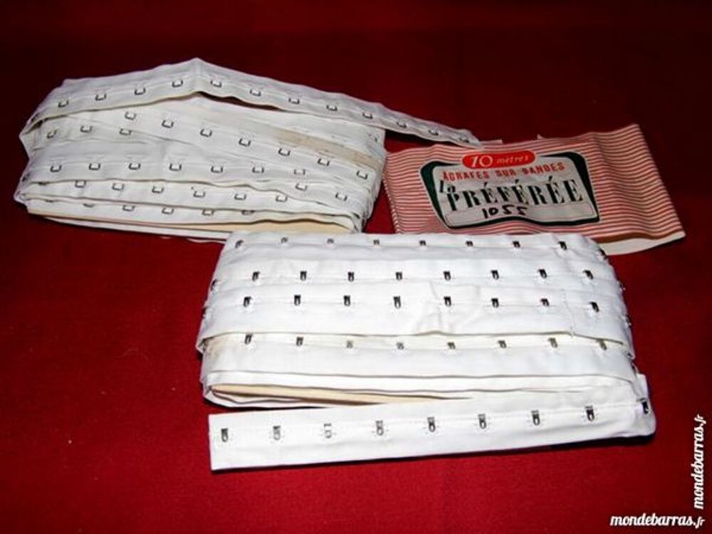 Ruban Agrafe 20 metres pour corset bustier vintage Vêtements