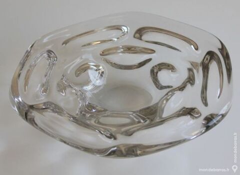 Coupe a fruits vintage 70  cristal 50 Paris 14 (75)