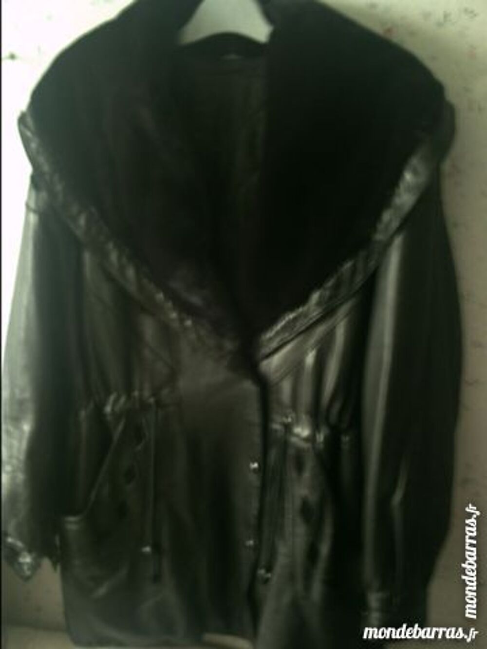 Veste en cuir femme Vtements