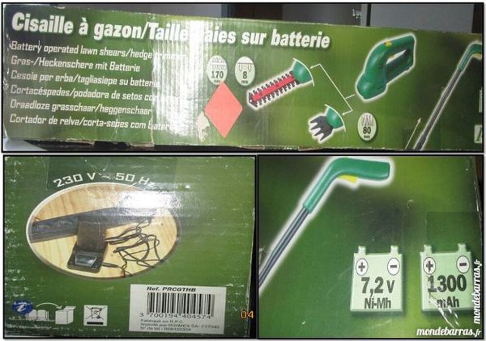 Cisaille &agrave; gazon - taille-haies 2 en 1 Jardin