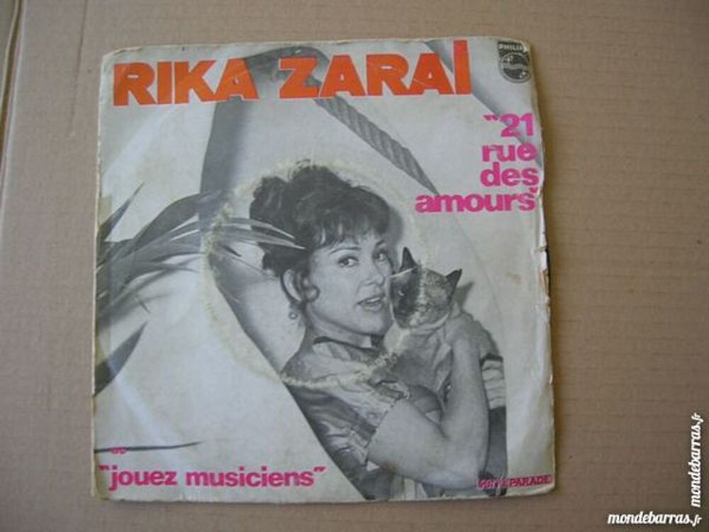 45 TOURS RIKA ZARAI 21 Rue des amours CD et vinyles