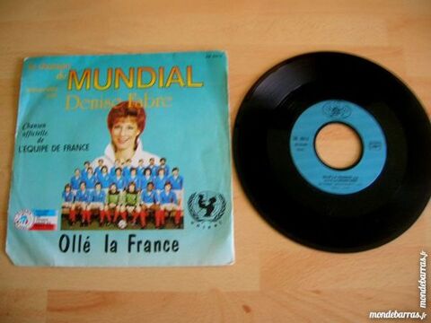 45 TOURS DENISE FABRE La chanson du Mundial 1982 9 Nantes (44)