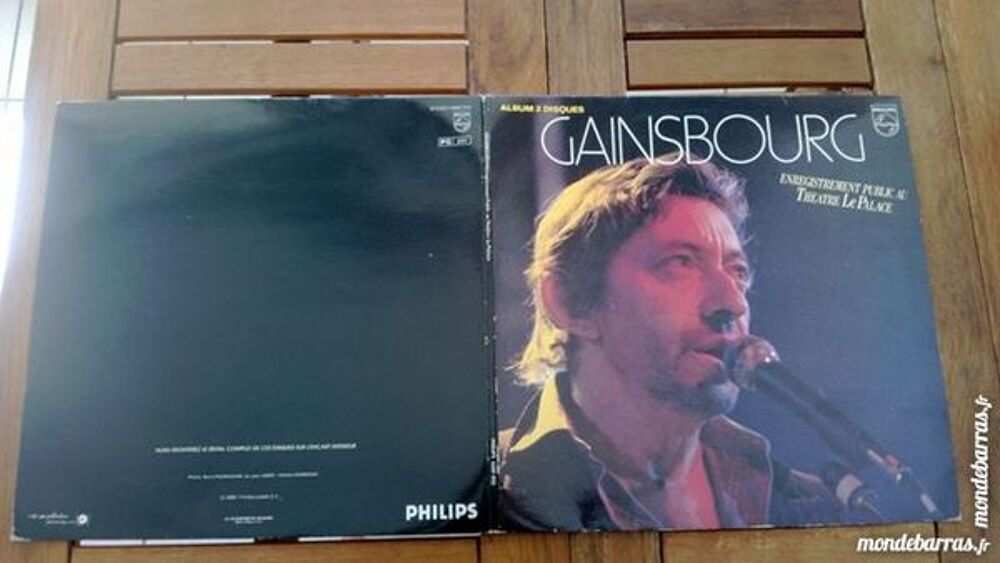 Disque vinyle 33 T GAINSBOURG double album CD et vinyles