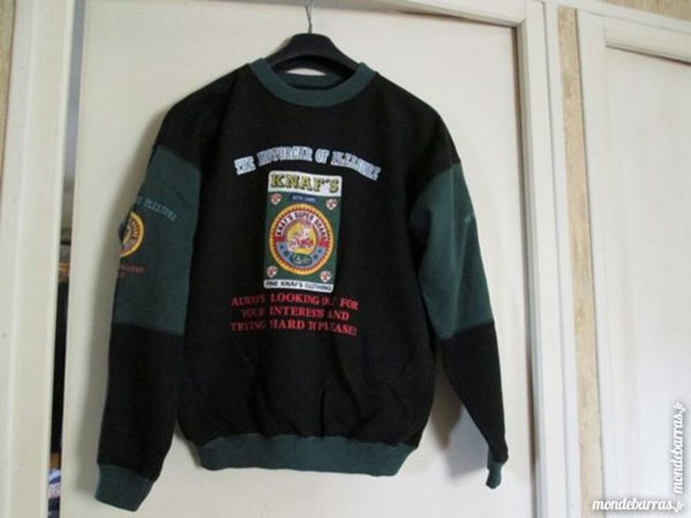 Survetement Jogging noir et vert Vêtements enfants