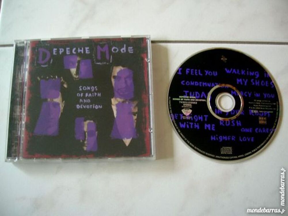 CD DEPECHE MODE Songs of Faith and devotion CD et vinyles