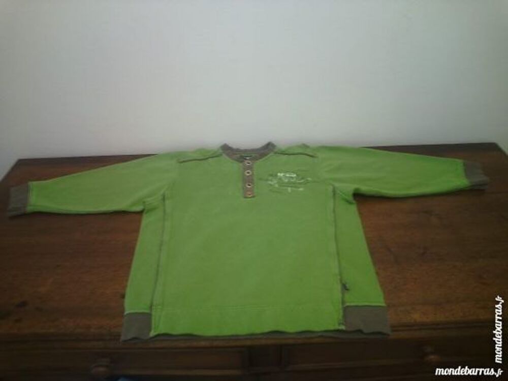 Sweat shirt vert Jean Bourget 8 ans Vêtements enfants