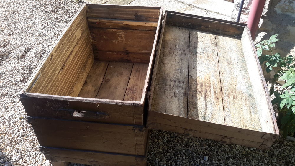 Malle Am&eacute;ricaine - Coffre - en Bois Décoration