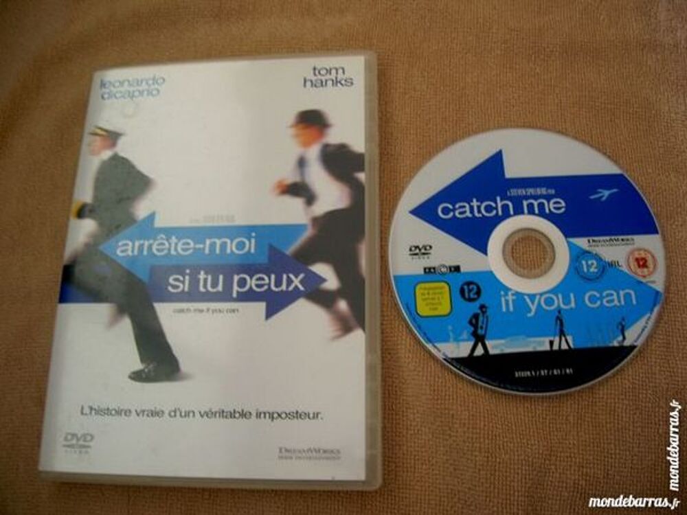 DVD ARRETE MOI SI TU PEUX -Leonardo Di Caprio DVD et blu-ray
