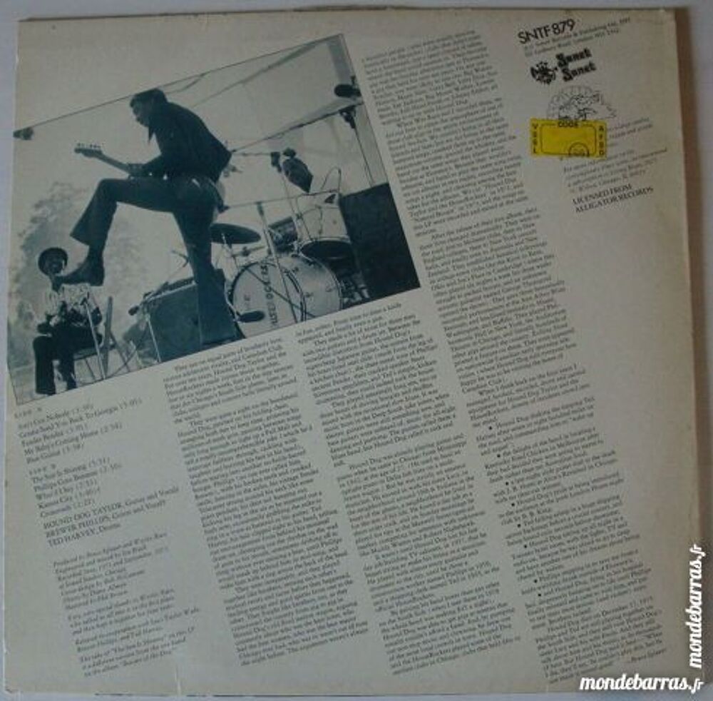 LP Vinyle 33 tours BLUES Hound Dog TAYLOR CD et vinyles