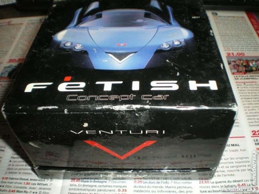 Venturi Fetish Gen&egrave;ve 2002 Coffret Norev 1/43 NEUF Jeux / jouets