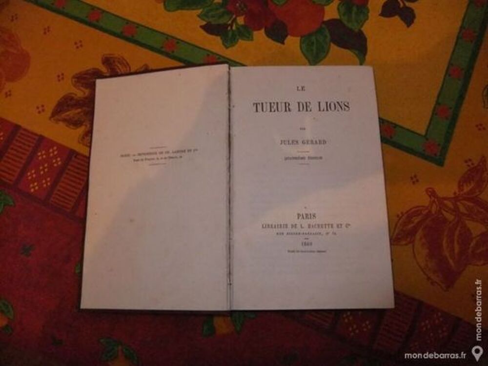 Le tueur de lions Livres et BD