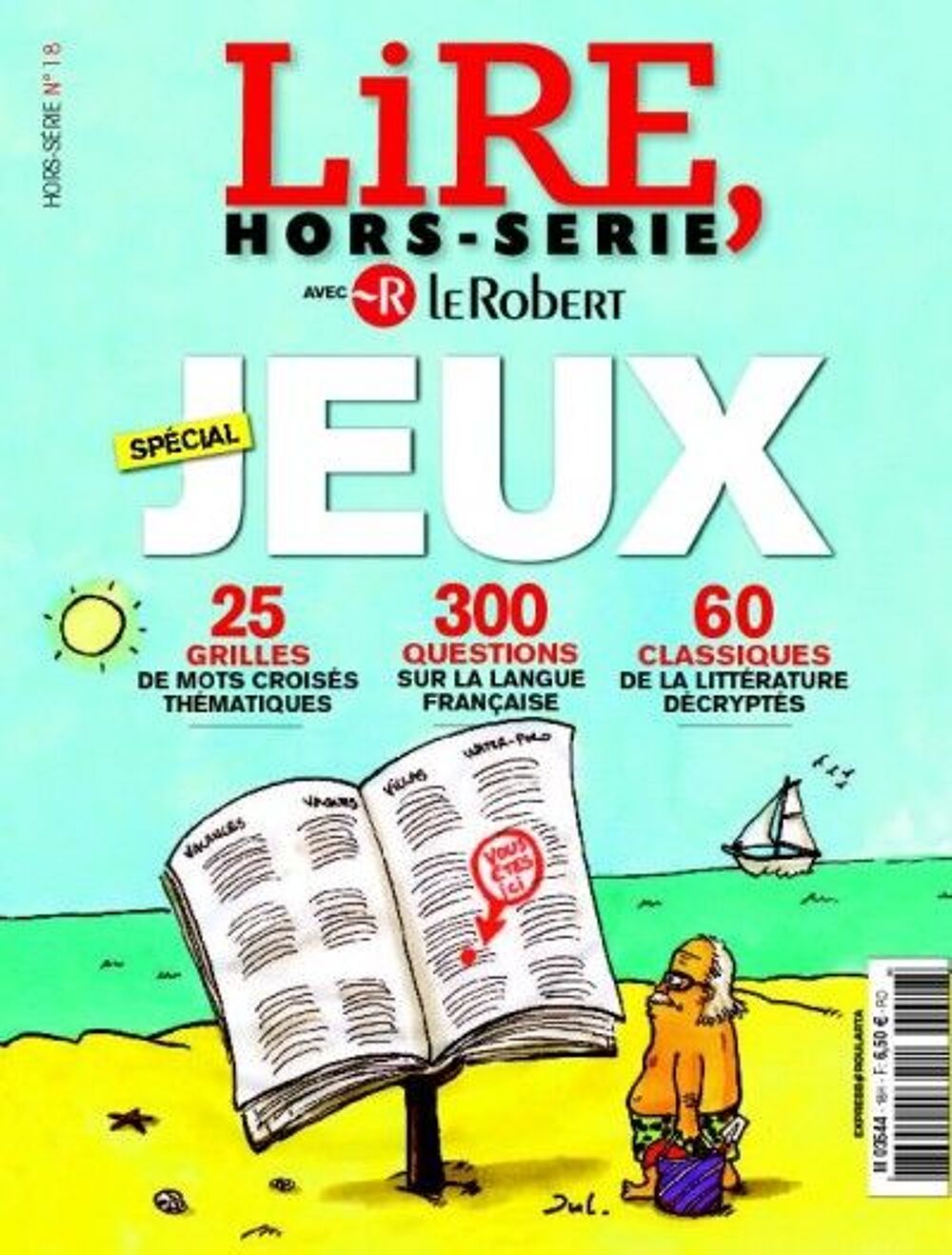 Hors-s&eacute;rie Lire n&deg;18 - Sp&eacute;cial jeux (Neuf) Livres et BD